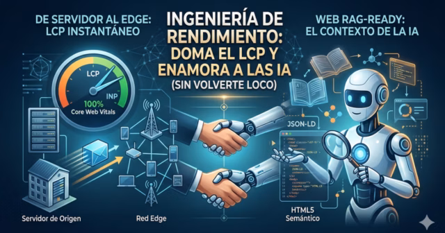 Del Servidor al Edge: El manual definitivo para un LCP instantáneo y una web RAG-Ready